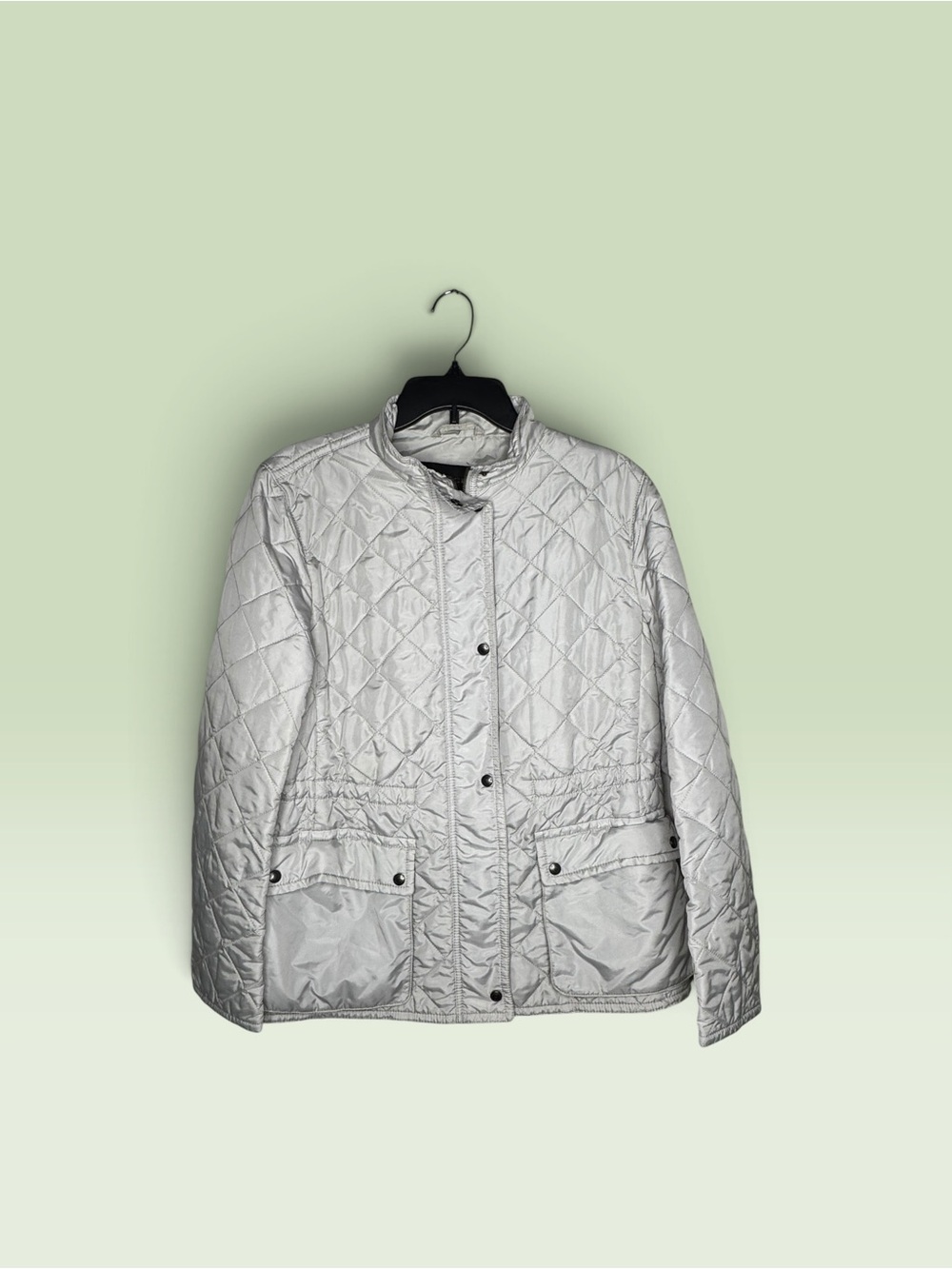 Coach Grey Light Quilted Jackey - Picture 7 of 8